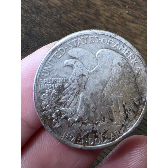 1936 Walking Liberty Half Dollar 90% Silver Very Fine VF See Pics 12 - Picture 15 of 16